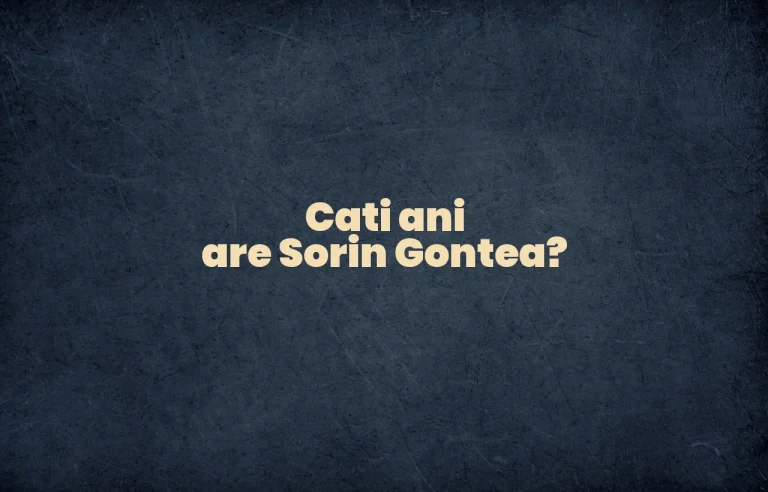 cati ani are sorin gontea