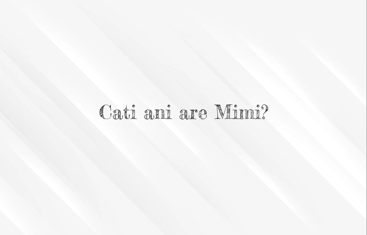 cati ani are mimi