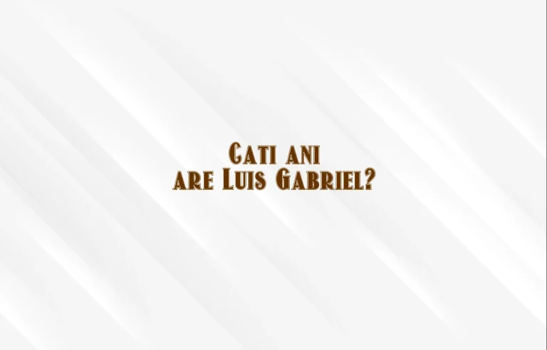 cati ani are luis gabriel