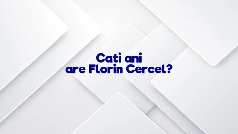 cati ani are florin cercel