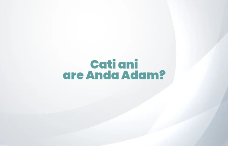 cati ani are anda adam