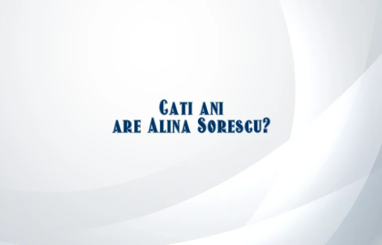 cati ani are alina sorescu