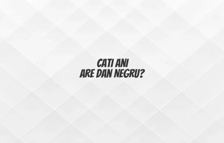 cati ani are dan negru
